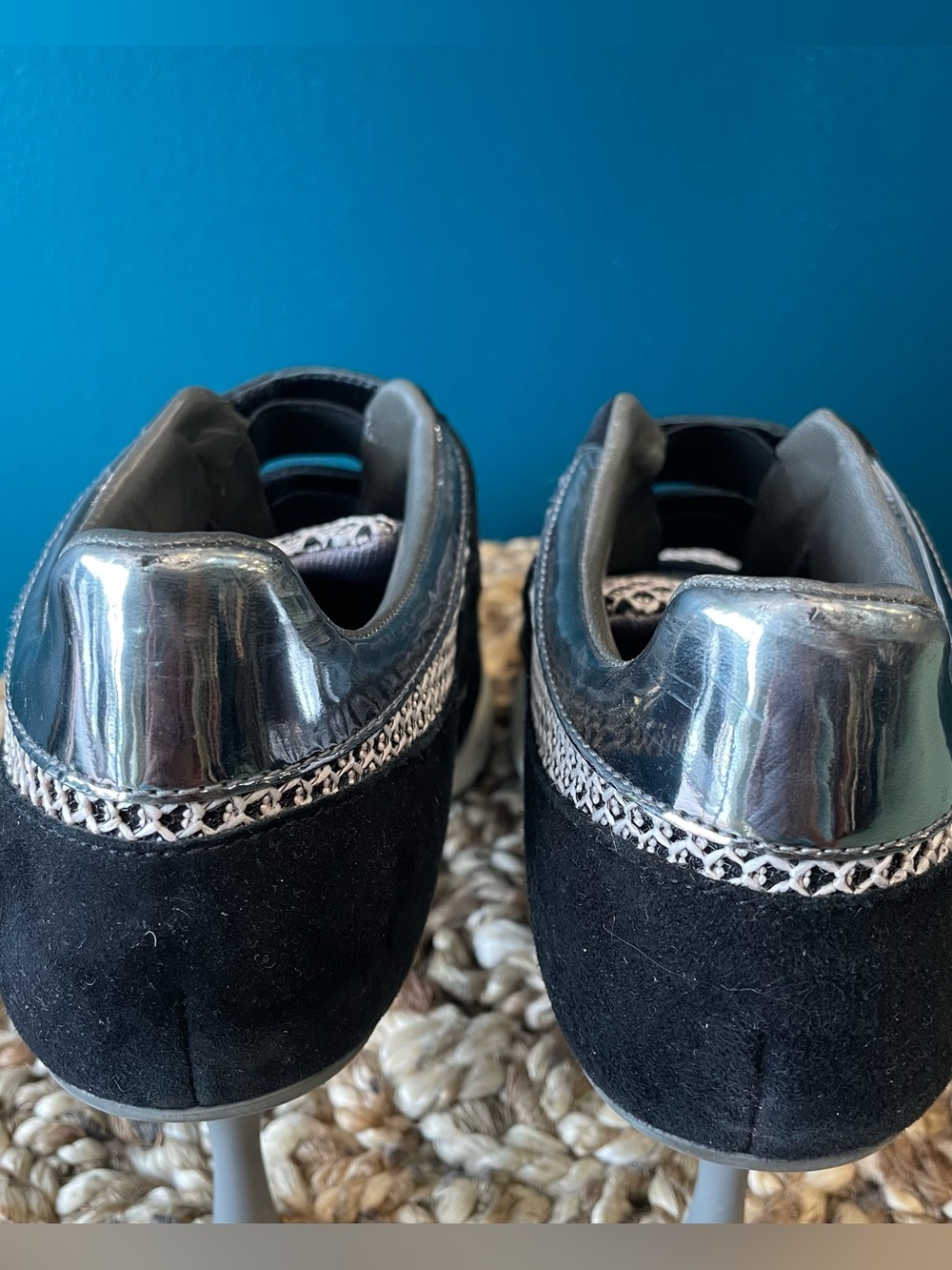 Sneex "The Blake" Hybrid Stiletto Sneaker Heels Velcro Strap - Picture 4 of 7